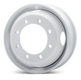 22.5x8.25 Jantsa 8x275mm Hub Pilot 4 Hand Hole White Steel